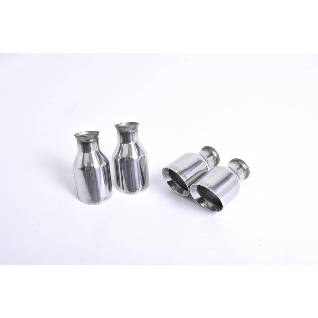 MILLTEK SSXPO112 Tips Quad 100mm GT100 для PORSCHE Cayenne 958 Turbo 4.8 V8 Photo-0 
