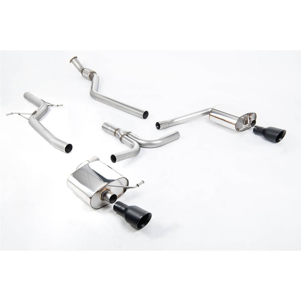 MILLTEK SSXAU628 Кат-бек 100mm GT100B для AUDI A4 2.0 TFSI S line B8 (2WD and quattro manual-only) Photo-0 