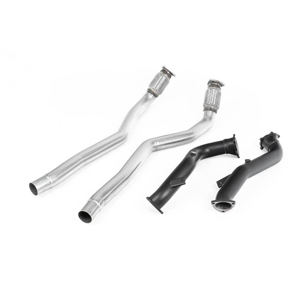MILLTEK SSXAU555 Large-bore Downpipes and Cat Bypass Pipes для AUDI RS6 C7 4.0 TFSI biturbo quattro Photo-0 