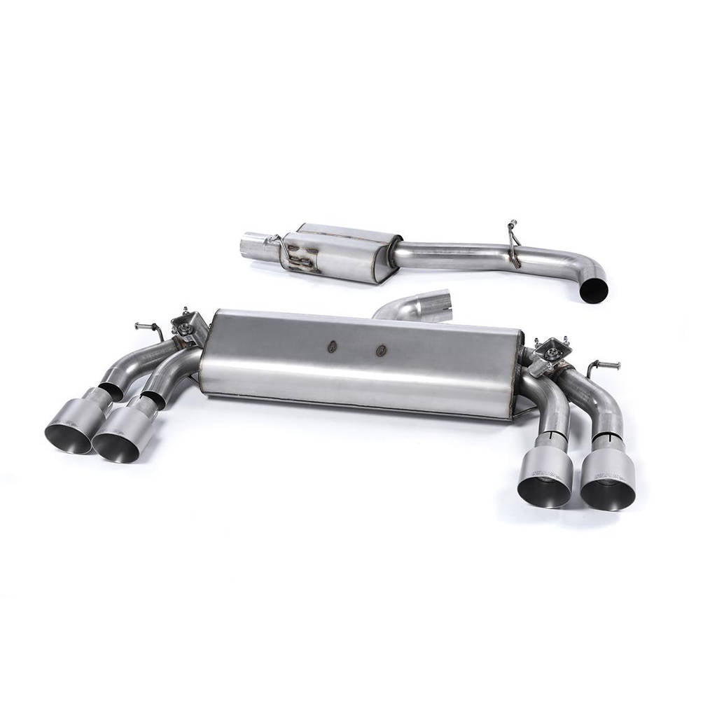 MILLTEK SSXAU399 Кат-бек Quad 100mm GT100 ECA для AUDI S3 2.0 TFSI quattro 3-Door 8V Photo-0 