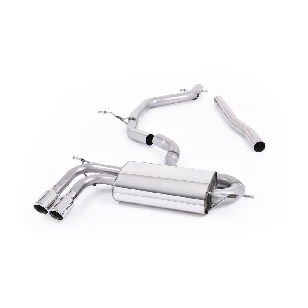 MILLTEK SSXAU330 Particulate Filter-back Twin 80mm GT80 для AUDI A3 2.0 TDI 170BHP 2wd Sportback DPF Photo-0 
