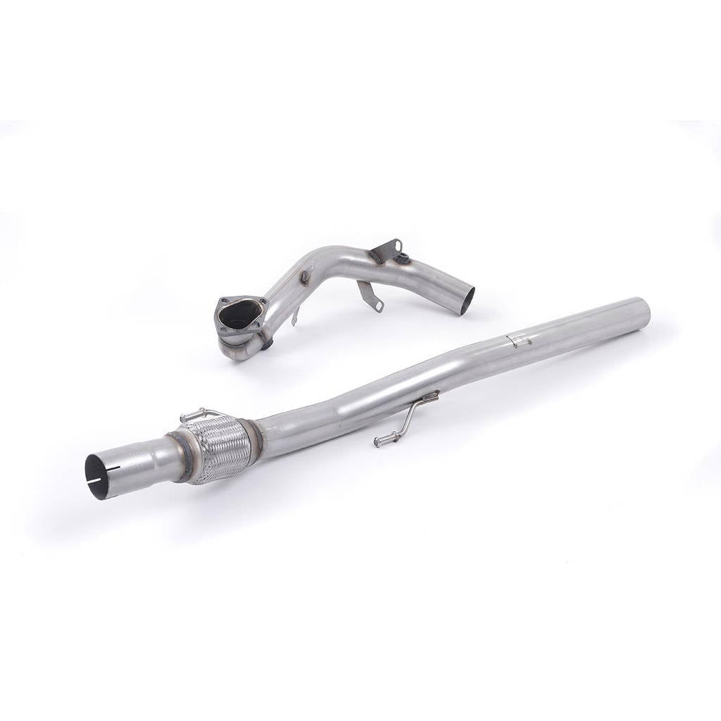 MILLTEK SSXAU297 Large-bore Downpipe and De-cat для AUDI A1 1.4 TFSI S line 185ps S tronic Photo-0 