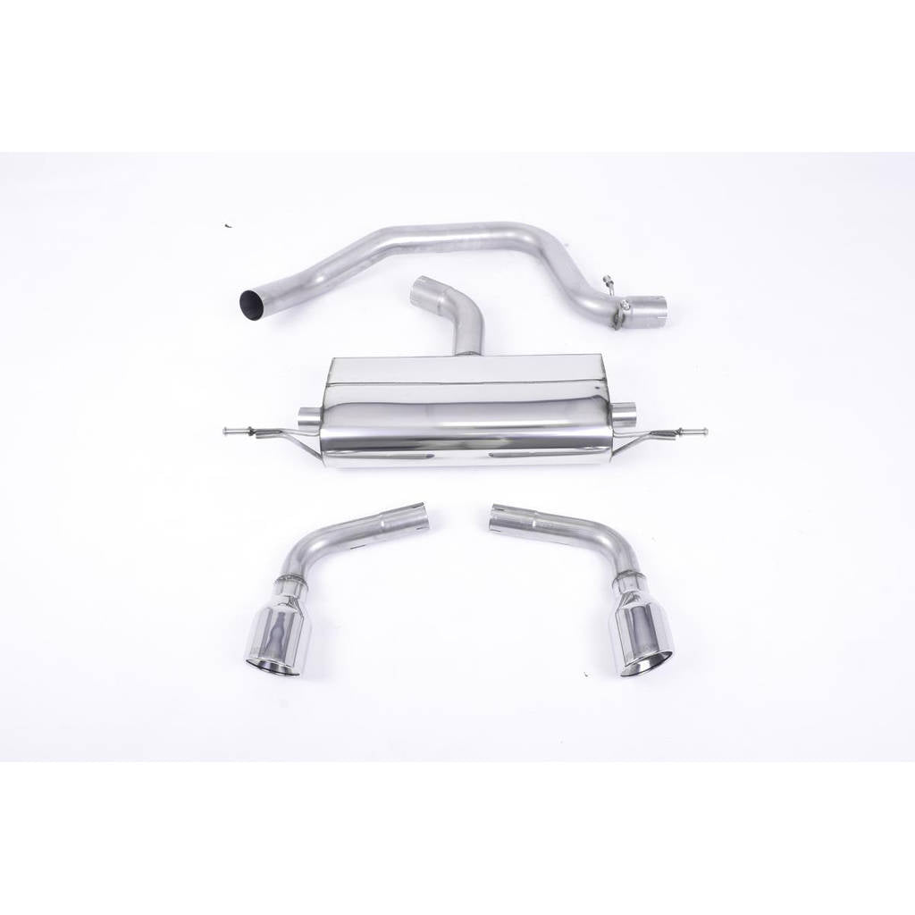 MILLTEK SSXAU143 Кат-бек 100mm Jet ECA для AUDI TT Mk2 2.0 TFSi 2WD Photo-0 