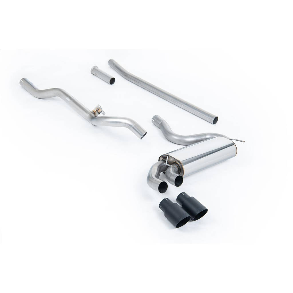 MILLTEK MCXAU103 Downpipe-back Twin 90mm GT90 для AUDI Coupe UR quattro 10V Turbo Photo-0 