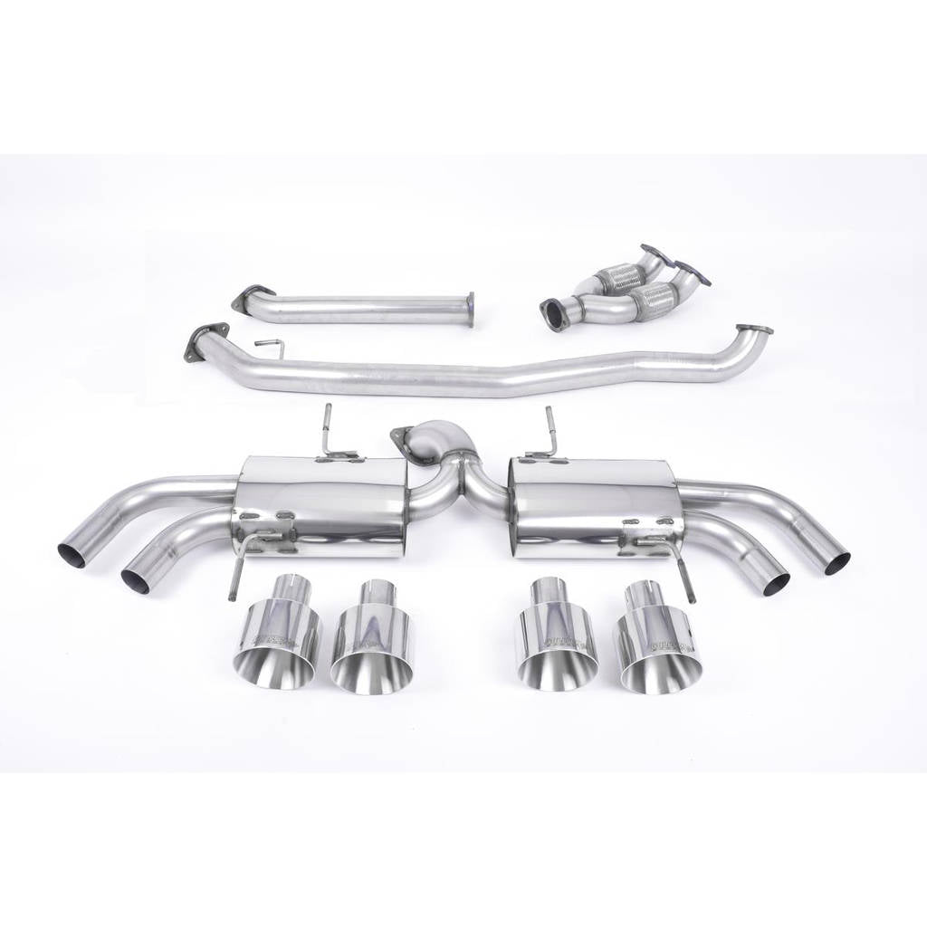 MILLTEK SSXNI006 Primary кат-бек Quad 127mm GT127 для NISSAN GT-R R35 Photo-0 