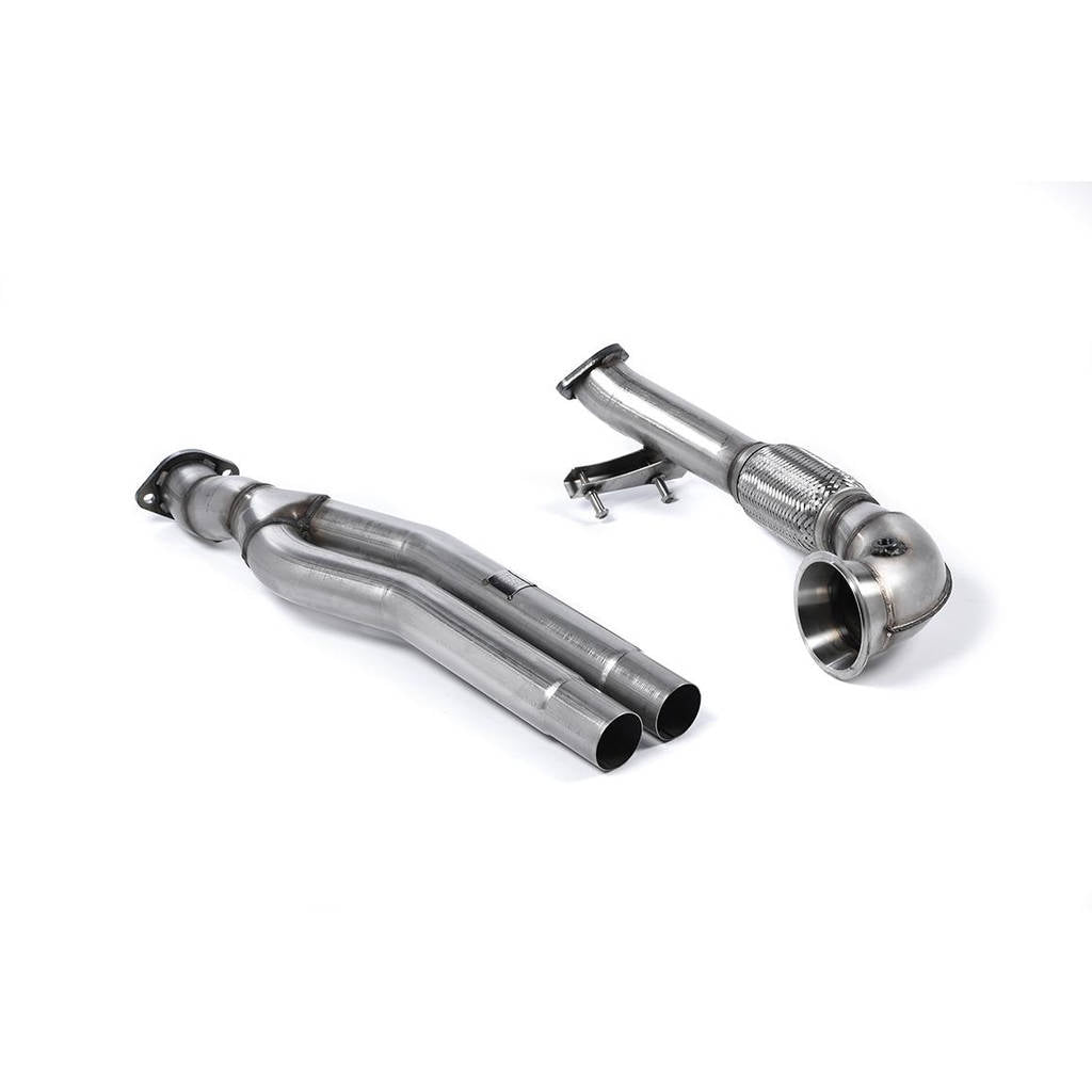 MILLTEK SSXAU593 Primary Catalyst Bypass Pipe and Turbo Elbow для AUDI RS3 Sportback (8v MQB-Pre F Photo-0 