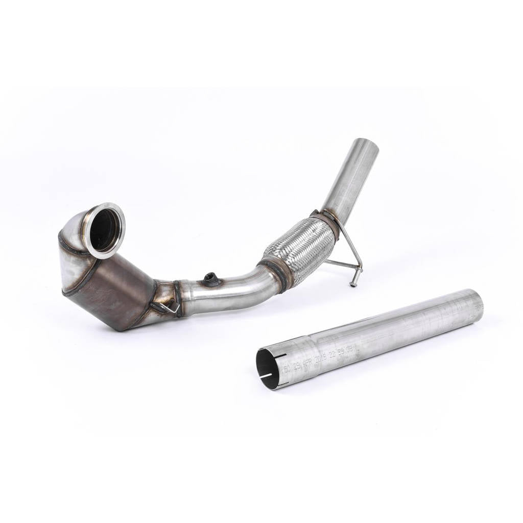 MILLTEK SSXVW417 Large Bore Downpipe and Hi-Flow Sports Cat для SEAT Ibiza Cupra 1.8 TFSI (6P) Photo-0 