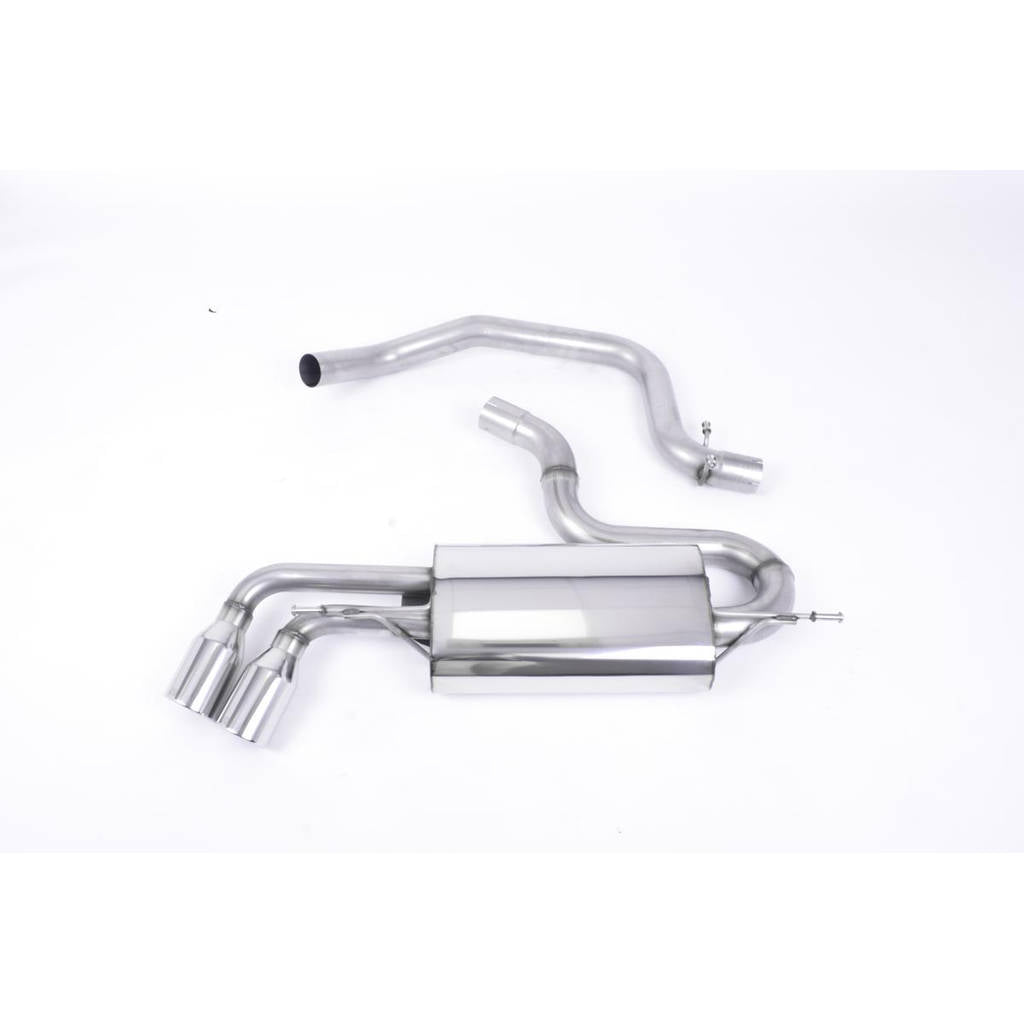 MILLTEK SSXAU145 кат-Бек Twin 90mm Jet для AUDI TT Mk2 2.0 TFSi 2WD Photo-0 