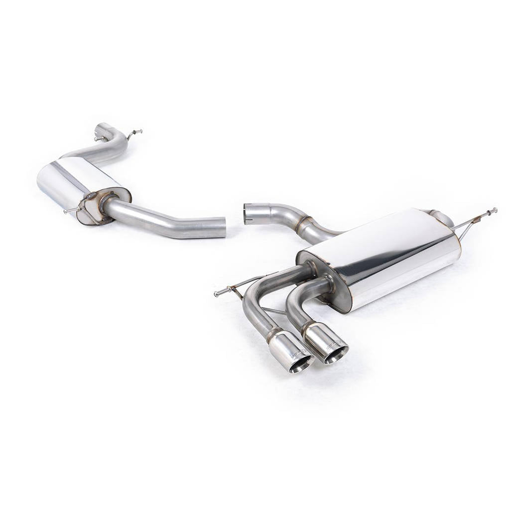 MILLTEK SSXVW105 Кат-бек Twin 80mm GT80 ECA для VW Scirocco GT 2.0 TSi 200PS Photo-0 