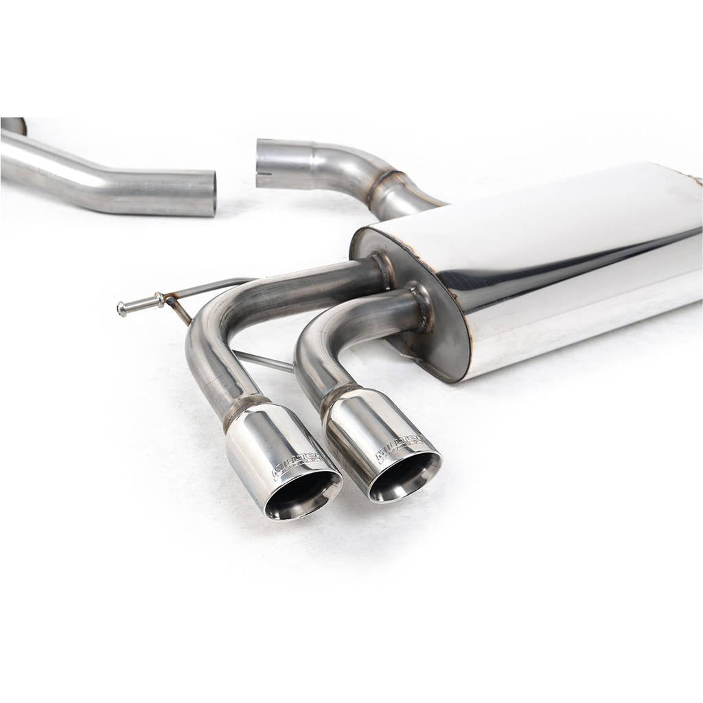 MILLTEK SSXVW105 Кат-бек Twin 80mm GT80 ECA для VW Scirocco GT 2.0 TSi 200PS Photo-1 