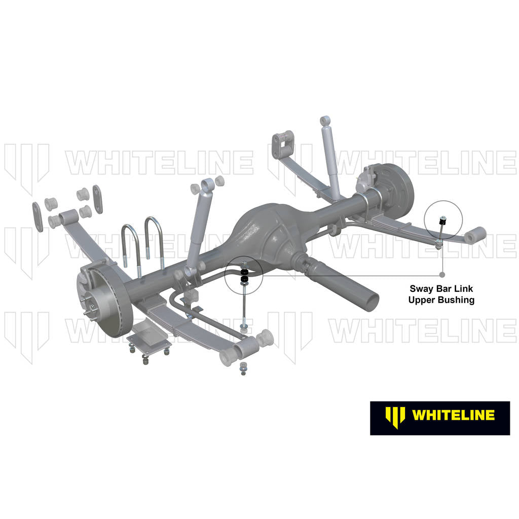 WHITELINE W22171 Комплект верхньої втулки стійки стабілізатора поперечної стійкості для Ford F100, F250, F350/Bronco Photo-1 