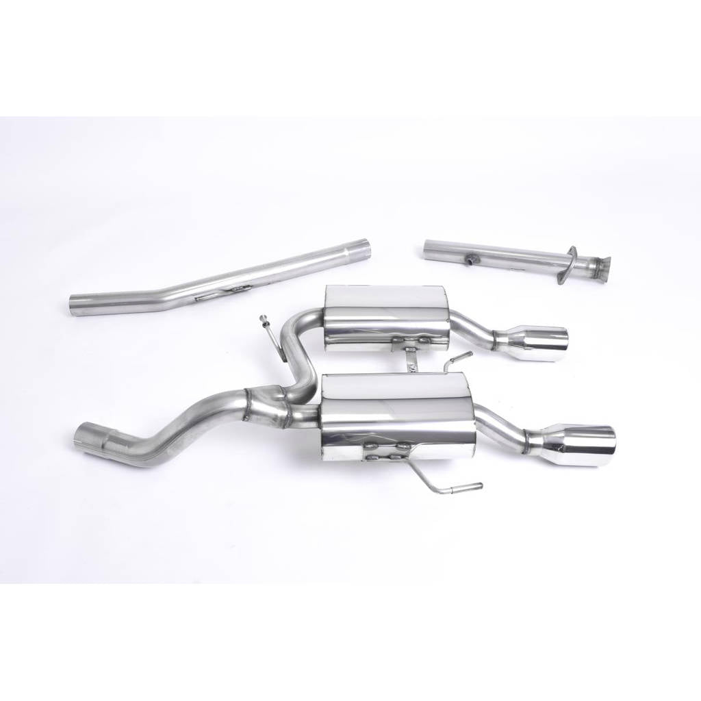 MILLTEK SSXRN416 Full System (including Cat Replacement Pipe) Dual 90mm Jet для RENAULT Clio 182 2.0 Photo-0 