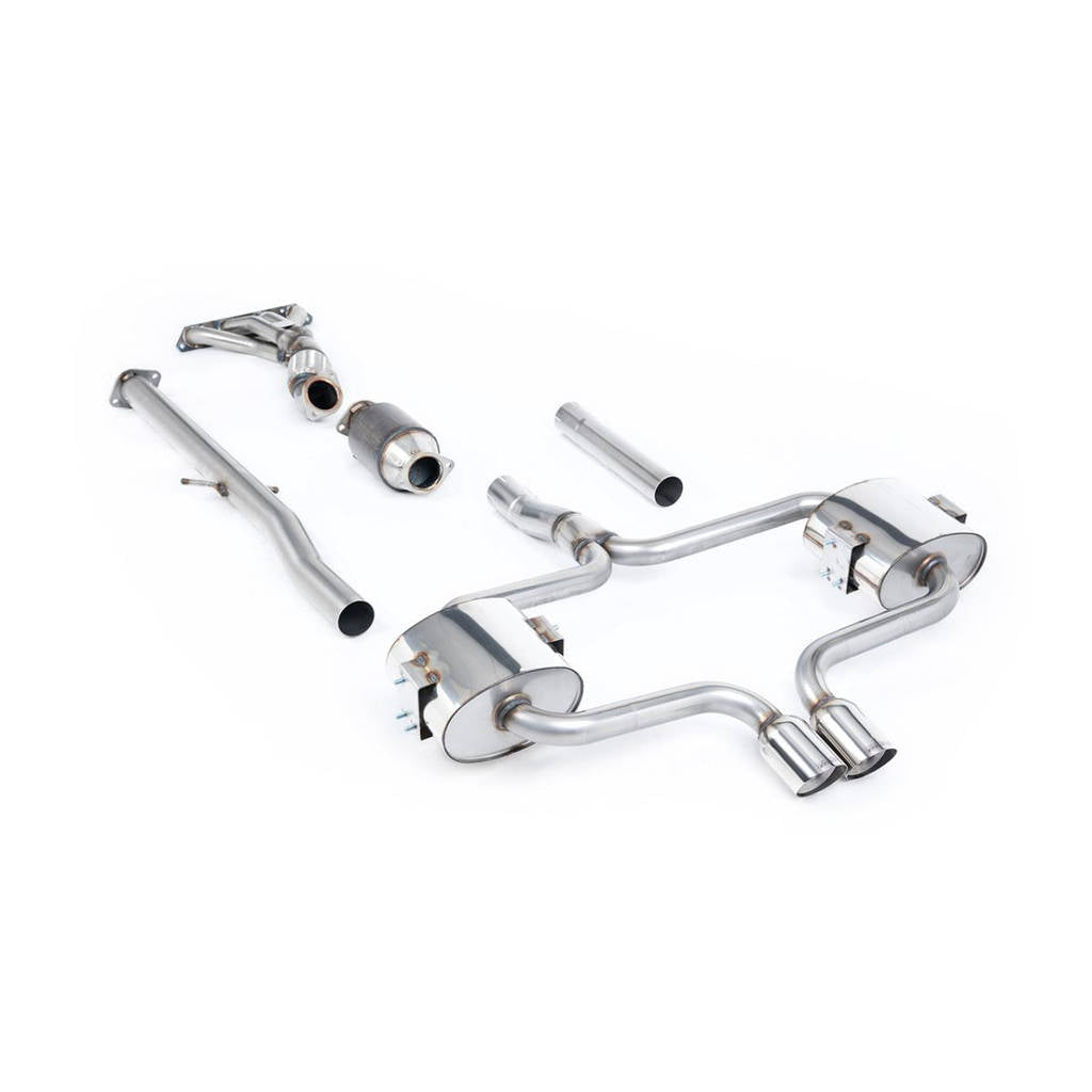 MILLTEK SSXM014 Full System (including Hi-Flow Sports Cat) Twin 76.2 mm Special для NEW MINI MK1 (R52 Photo-0 