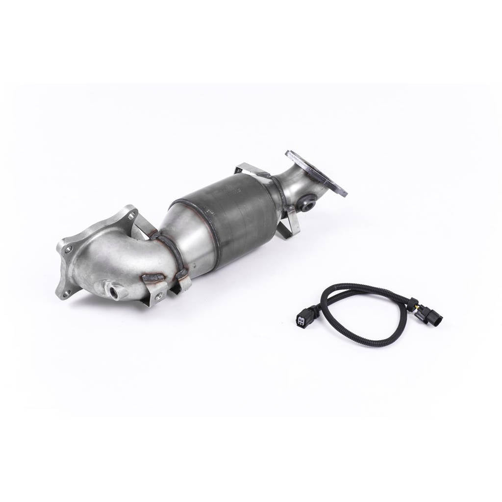 MILLTEK SSXHO230 Cast Downpipe with HJS High Flow Sports Cat для HONDA Civic Type R FK2 Turbocharged Photo-0 