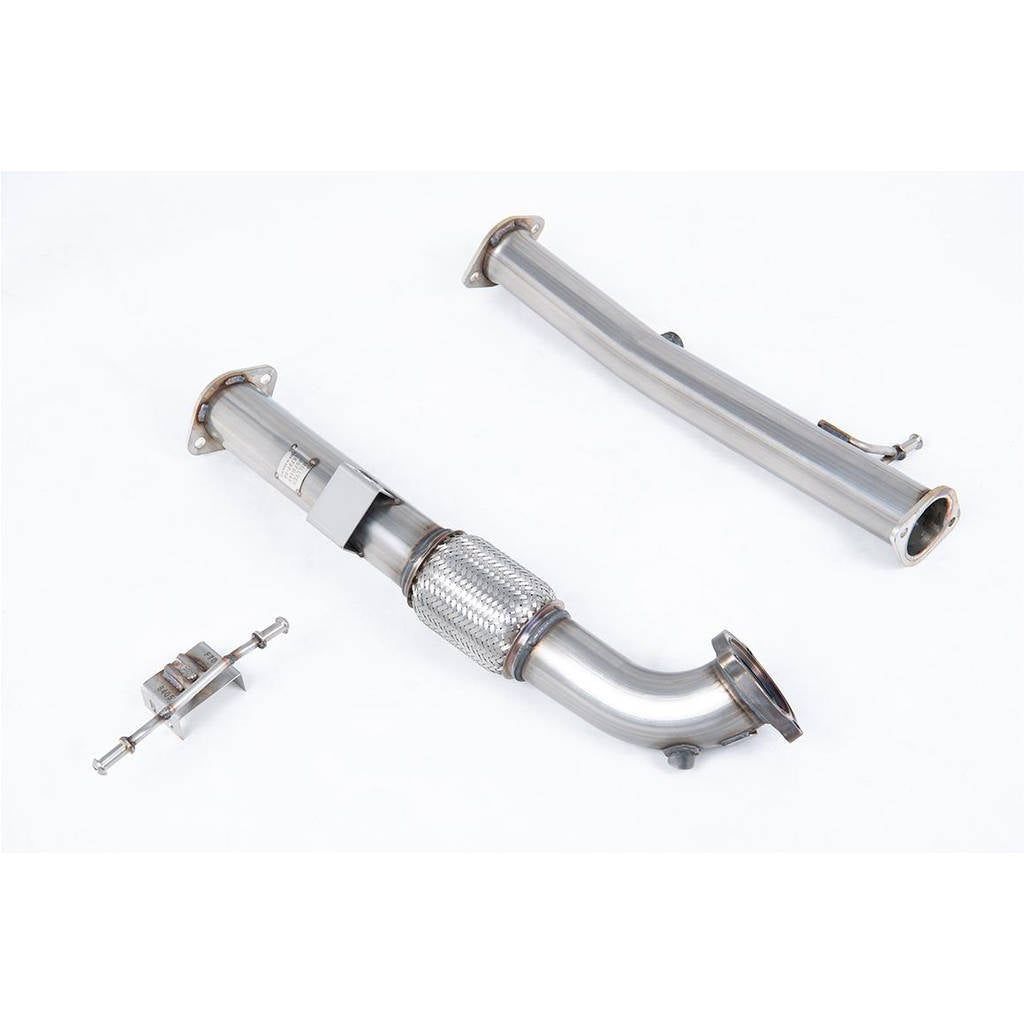 MILLTEK SSXFD167 Large-bore Downpipe and De-cat для FORD Focus Mk2 ST 225 Photo-0 