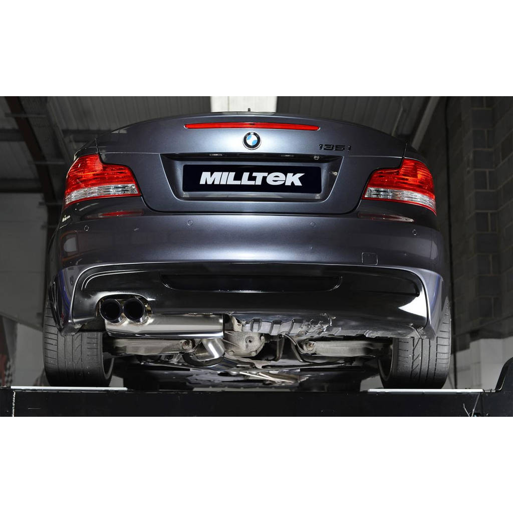 MILLTEK SSXBM948 Secondary кат-бек Twin 80mm GT80 ECA для BMW 1 Series 135i Coupé E82 and Cabriolet Photo-3 