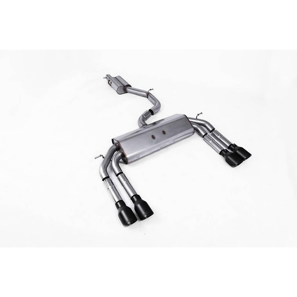 MILLTEK SSXAU546 Кат-бек Quad 100mm GT100 для AUDI S3 2.0 TFSI quattro Saloon & Cabrio 8V Photo-0 