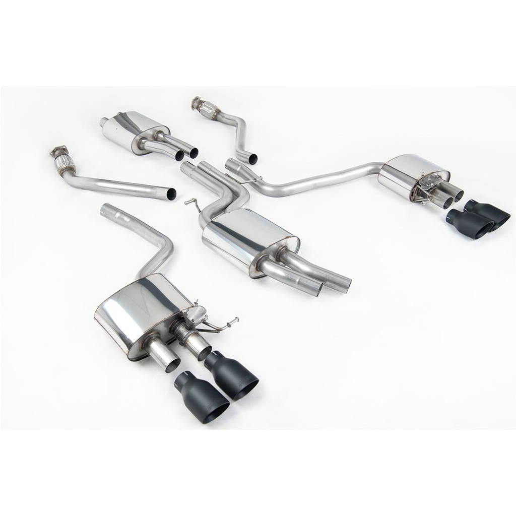 MILLTEK SSXAU505 Кат-бек Quad 100mm GT100 для AUDI SQ5 3.0 TFSI Supercharged Photo-0 