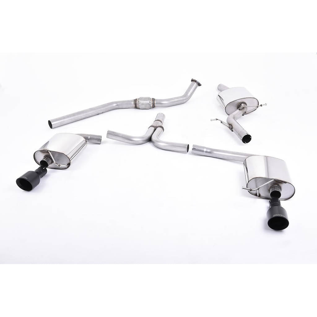 MILLTEK SSXAU436 Кат-бек 100mm GT100B для AUDI A4 2.0 TFSI S line b8 (2WD and quattro Tiptronic-onl Photo-0 