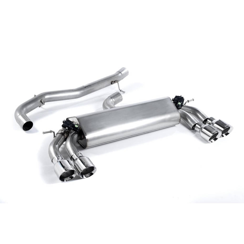 MILLTEK SSXAU393 Кат-бек Quad 100mm GT100 для AUDI S3 2.0 TFSI quattro 3-Door 8V Photo-0 