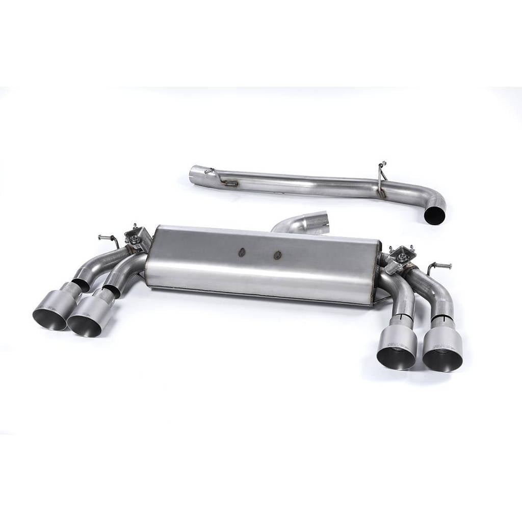 MILLTEK SSXAU394 Кат-бек Quad 100mm GT100 для AUDI S3 2.0 TFSI quattro 3-Door 8V Photo-0 