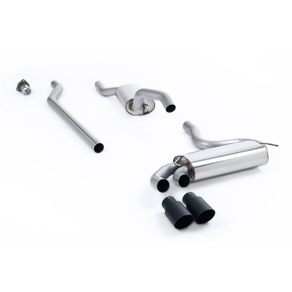 MILLTEK MCXAU106 Downpipe-back Twin 90mm GT90 для AUDI Coupe UR quattro 20V Turbo Photo-0 