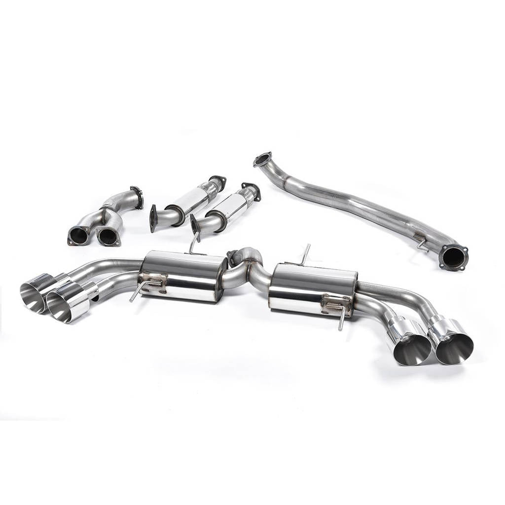 MILLTEK SSXNI010 Primary кат-бек Quad 127mm GT127 для NISSAN GT-R R35 Photo-0 