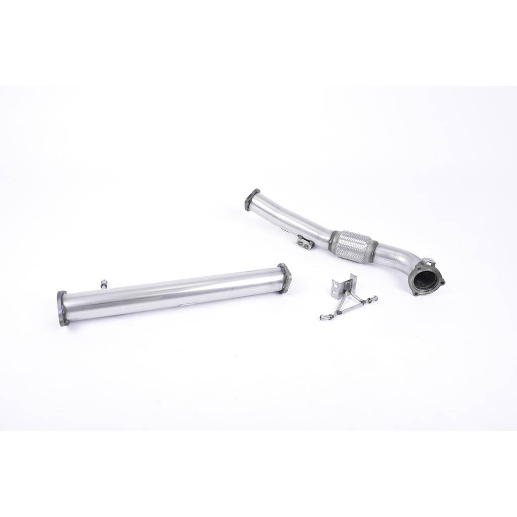 MILLTEK SSXFD086 Large-bore Downpipe and De-cat для FORD Focus MK2 RS 2.5 T 305PS Photo-0 