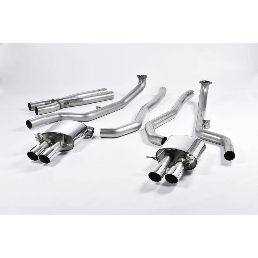 MILLTEK SSXBM1016 Кат-бек Quad 90mm GT90 ECA для BMW 5 Series M5 Saloon M TwinPower Turbo V8 (F10) Photo-0 