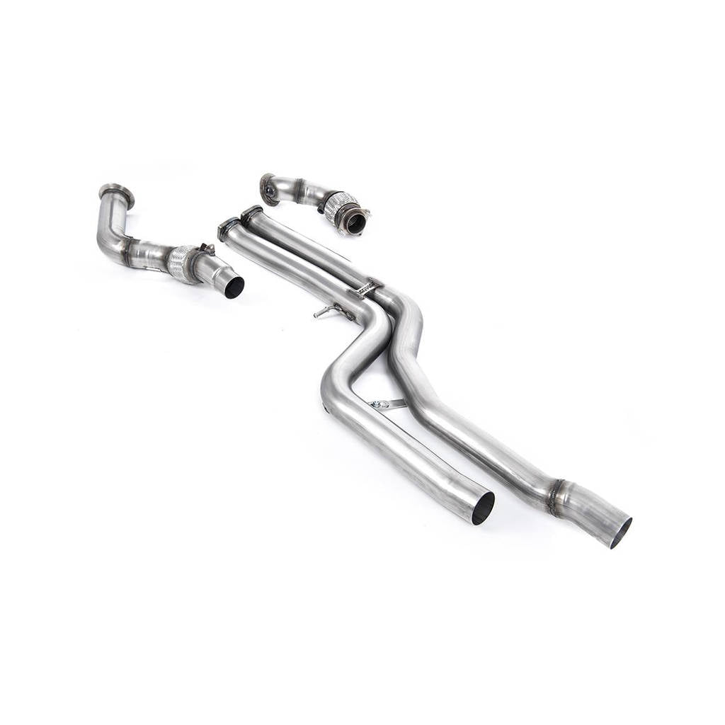 MILLTEK SSXBM1031 Large-bore Downpipe and De-cat для BMW 3 Series F80 M3 Saloon Photo-0 