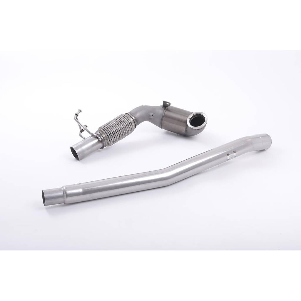 MILLTEK SSXAU605 Cast Downpipe with Race Cat для AUDI TT Mk3 TTS 2.0 TFSI Quattro Photo-0 