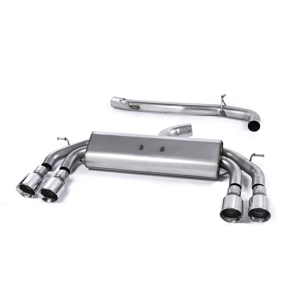 MILLTEK SSXAU523 Кат-бек Quad 100mm GT100 для AUDI S3 2.0 TFSI quattro 3-Door 8V Photo-0 