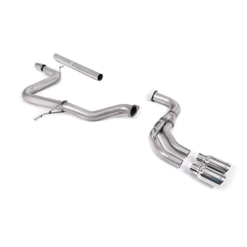 MILLTEK SSXAU359 кат-бек Twin 80mm GT80 для AUDI A3 2.0 TDI 150 MQB 2WD Photo-0 