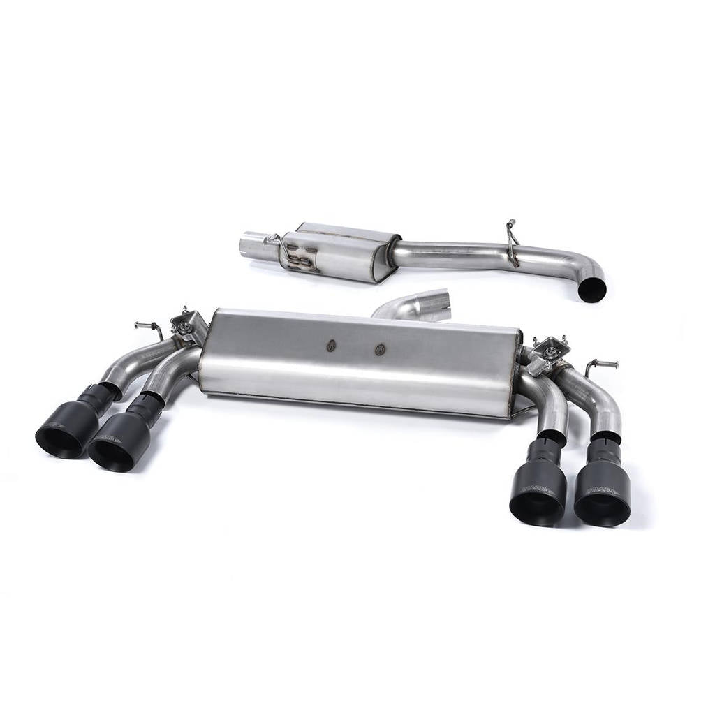 MILLTEK SSXAU420 Кат-Бек Quad 100mm GT100B ECA для AUDI S3 2.0 TFSI quattro Sportback 8V Photo-0 