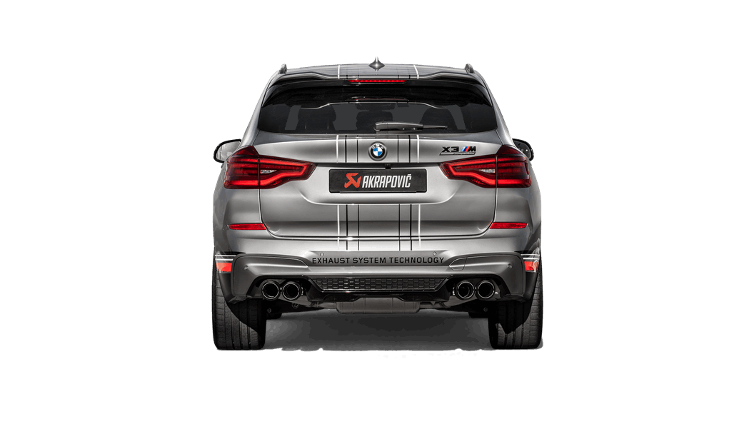 AKRAPOVIC S-BM/T/10H Вихлопна система Slip-On Line (титан) для BMW X3M (F97) / X4M (F98) 2020-2024 Photo-2 