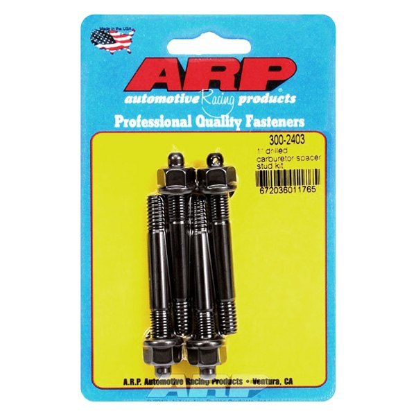ARP 300-2403 Комплект шестигранних шпильок карбюратора 1 дюйм проставка Photo-1 