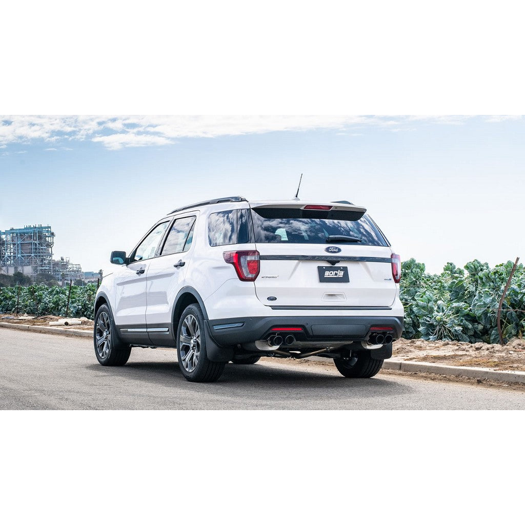 BORLA 140765BC Вихлопна система "S-TYPE" для FORD EXPLORER SPORT 6.00 "BLACK CHROME TIP Photo-1 