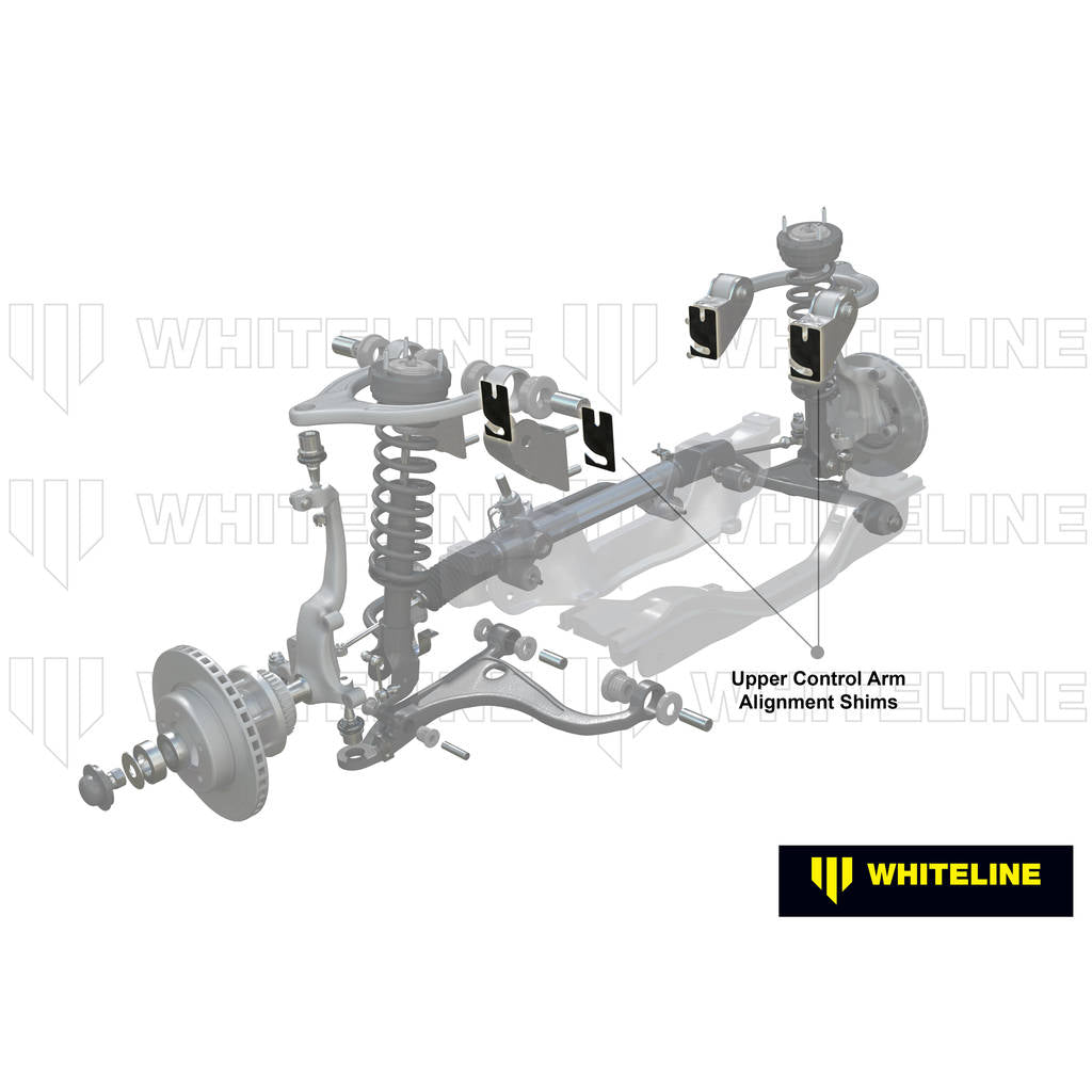 WHITELINE W53182 Комплект регулювальних пластин Alignment Shim 1.5 мм x 10 для Ford Falcon/Fairlane AU-FGX/FPV Photo-1 