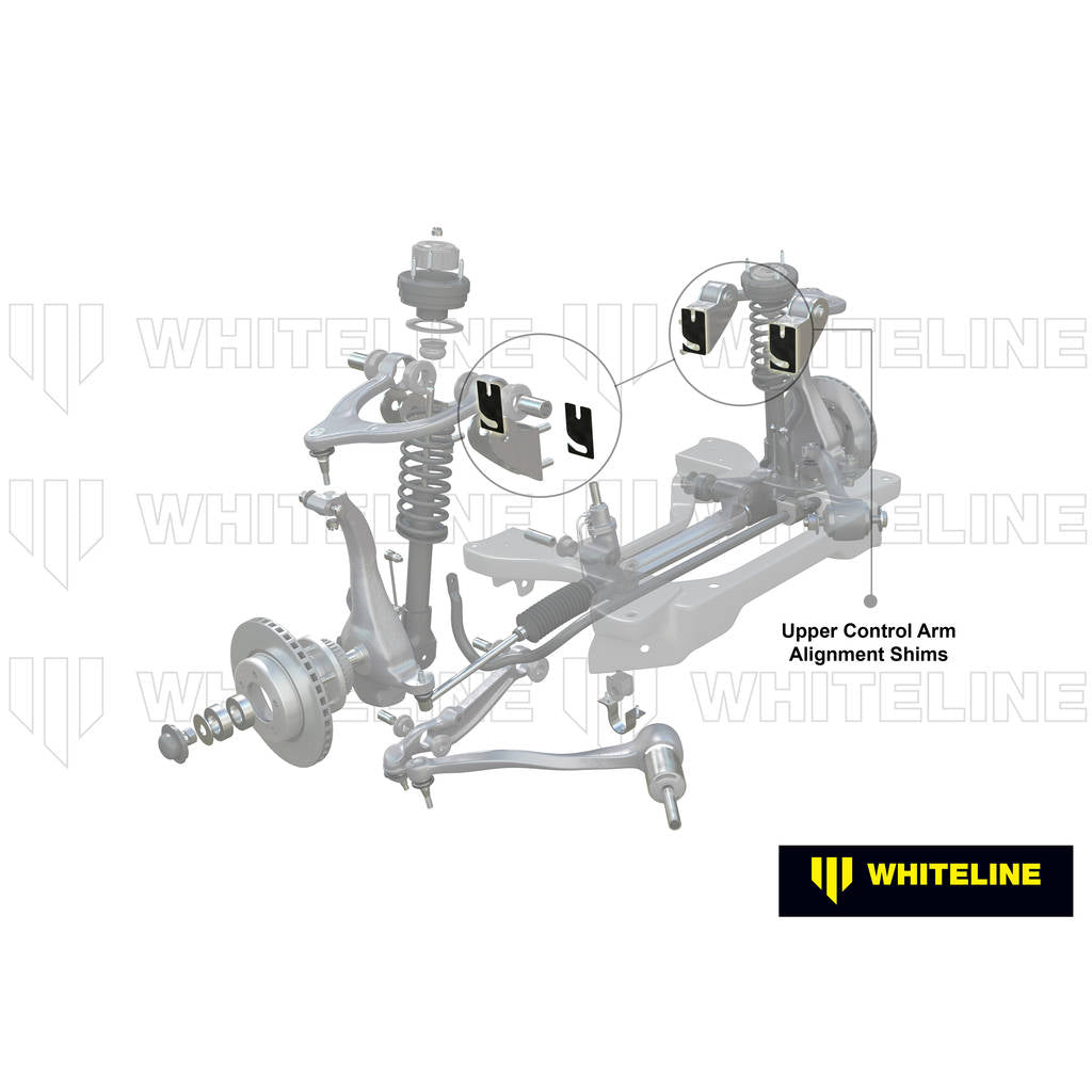 WHITELINE W53182 Комплект регулювальних пластин Alignment Shim 1.5 мм x 10 для Ford Falcon/Fairlane AU-FGX/FPV Photo-2 
