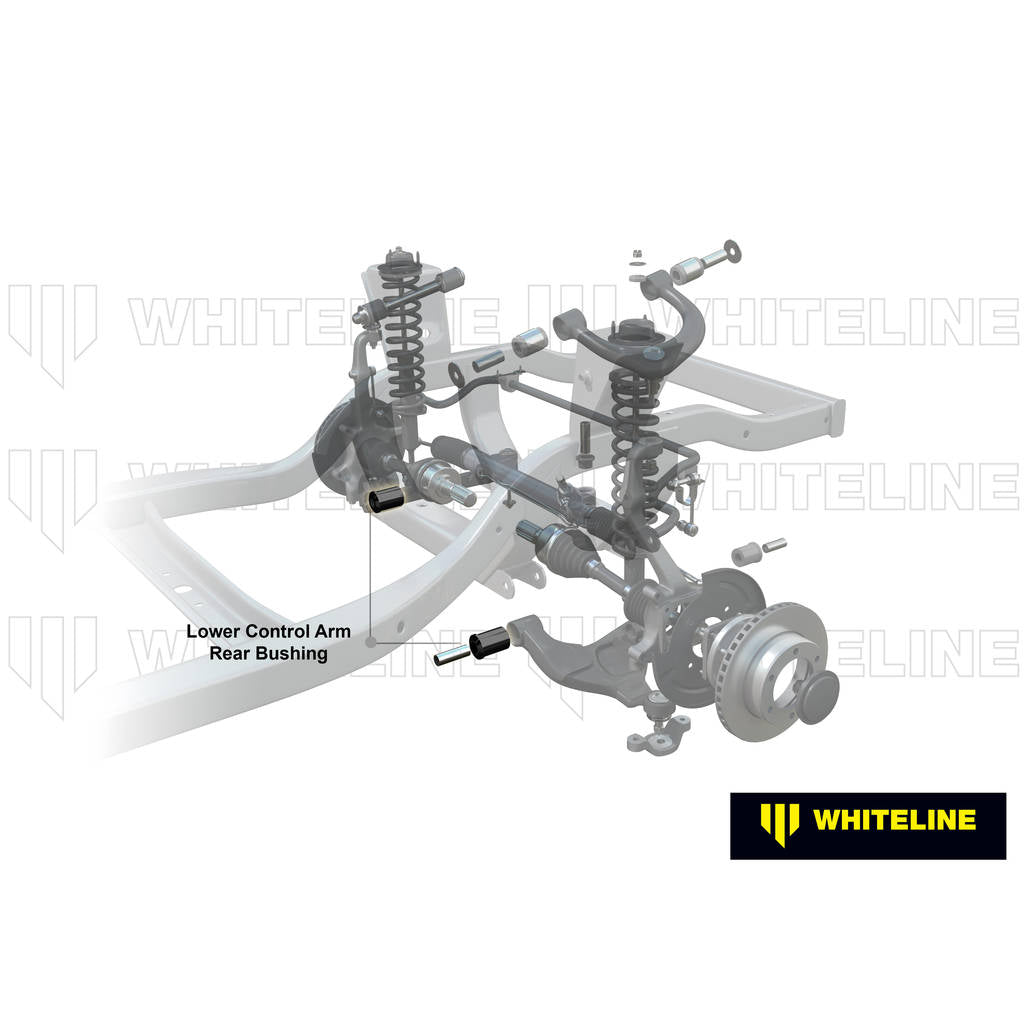 WHITELINE W53268 Комплект внутрішньої задньої втулки переднього нижнього важеля підвіски для Volkswagen Amarok 2H/Transporter T5 Photo-1 