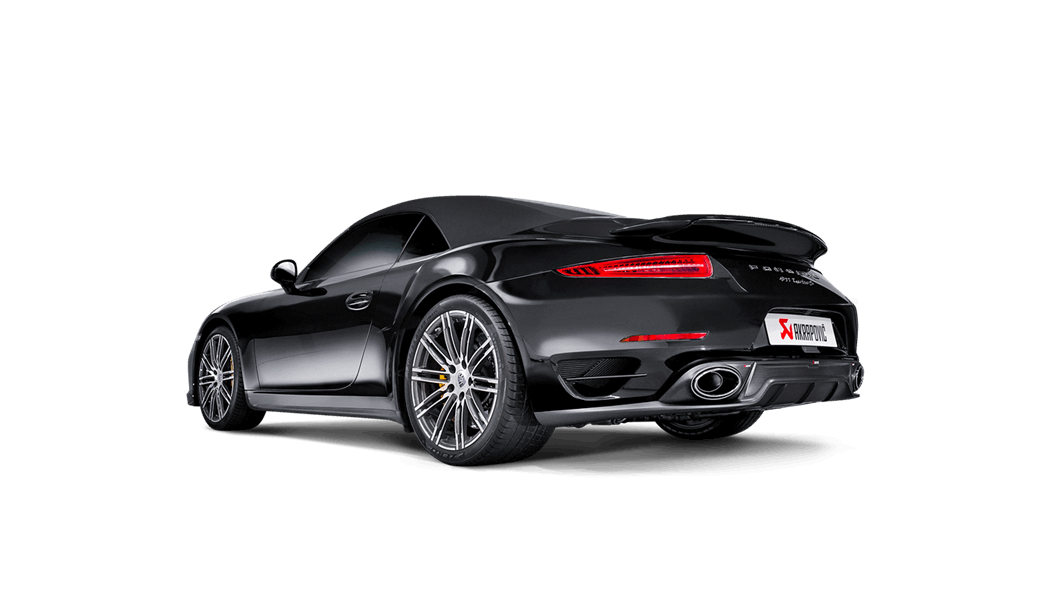 AKRAPOVIC S-PO991TSO-HT Вихлопна система SLIP-ON для PORSCHE 911 Turbo і Turbo S (титан) Photo-6 