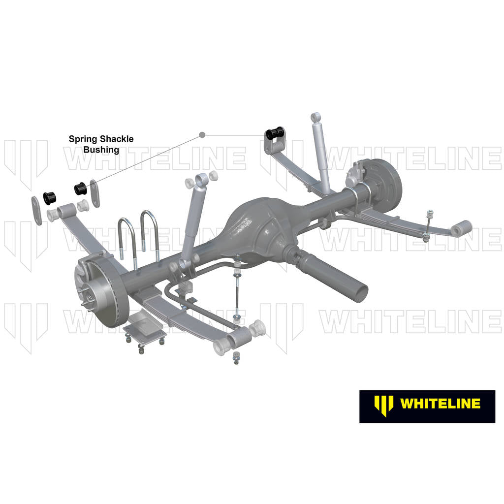WHITELINE W71406 Комплект втулок сережки задньої листової ресори для Ford Escort Mk2 Photo-1 