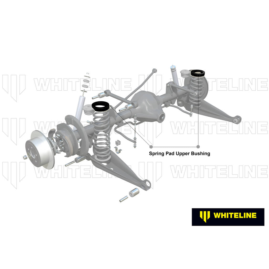 WHITELINE W71474 Комплект верхньої втулки подушки задньої пружини 6 мм Ride Height для Holden Commodore VB-VS/HSV Photo-1 