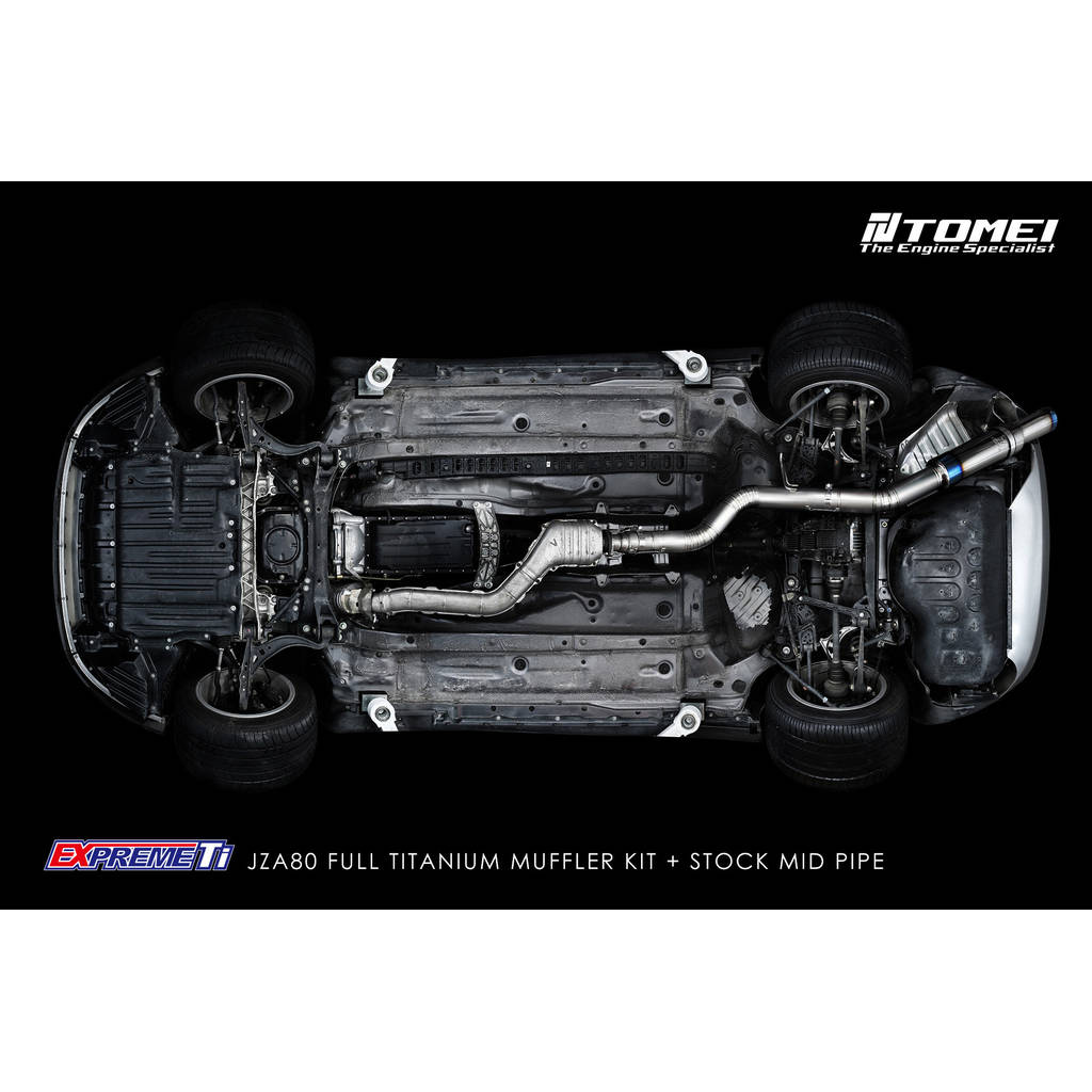 TOMEI TB6090-TY03A Тітанова вихлопна система EXPREME Ti JZA80 Photo-1 