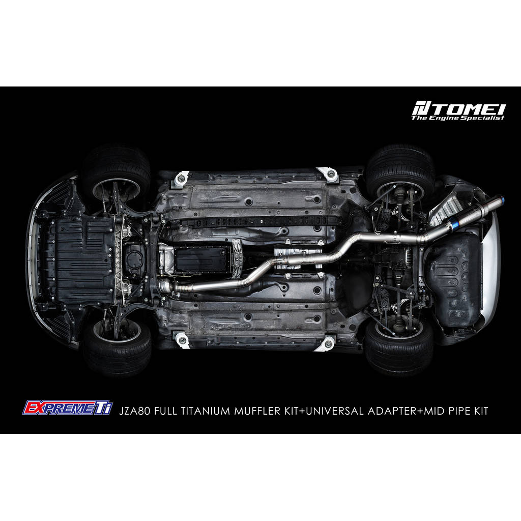 TOMEI TB6090-TY03A Тітанова вихлопна система EXPREME Ti JZA80 Photo-13 