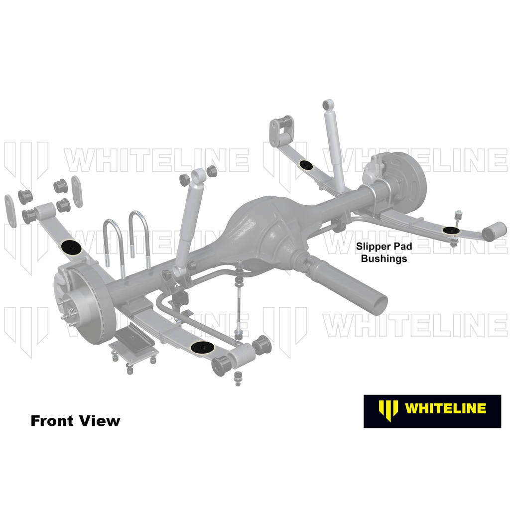 WHITELINE W72126 Комплект втулок ковзної подушки задньої листової ресори для Holden FJ-WB, Rodeo TF Photo-1 