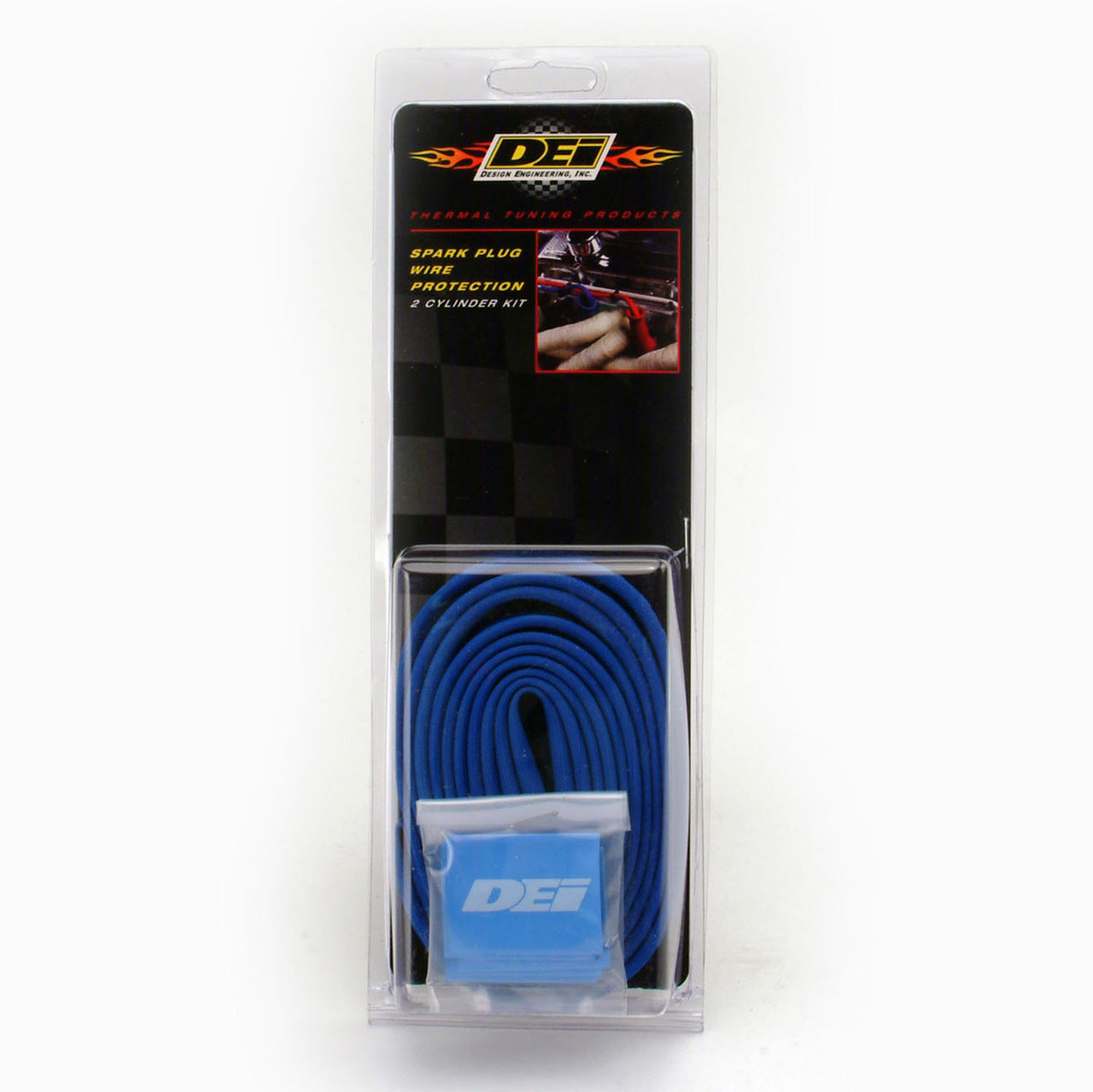 DEI 010631 Термозащита високовольтних проводів Protect-A-Wire, на 2 циліндра, синій Photo-1 