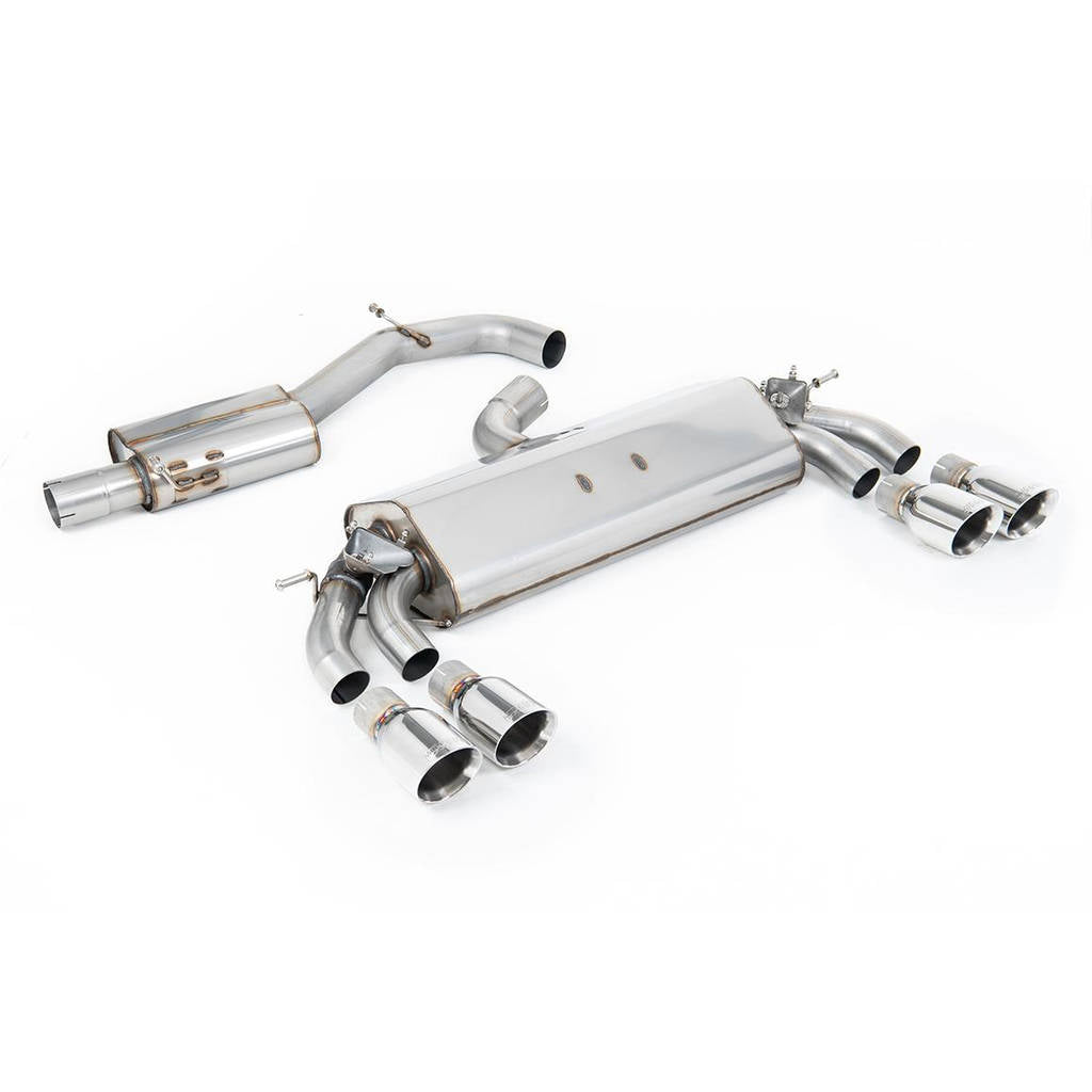 MILLTEK SSXAU784 Кат-Бек Quad 100mm GT100 AUDI S3 2.0 TFSI quattro Sportback 8V. 2 Photo-0 