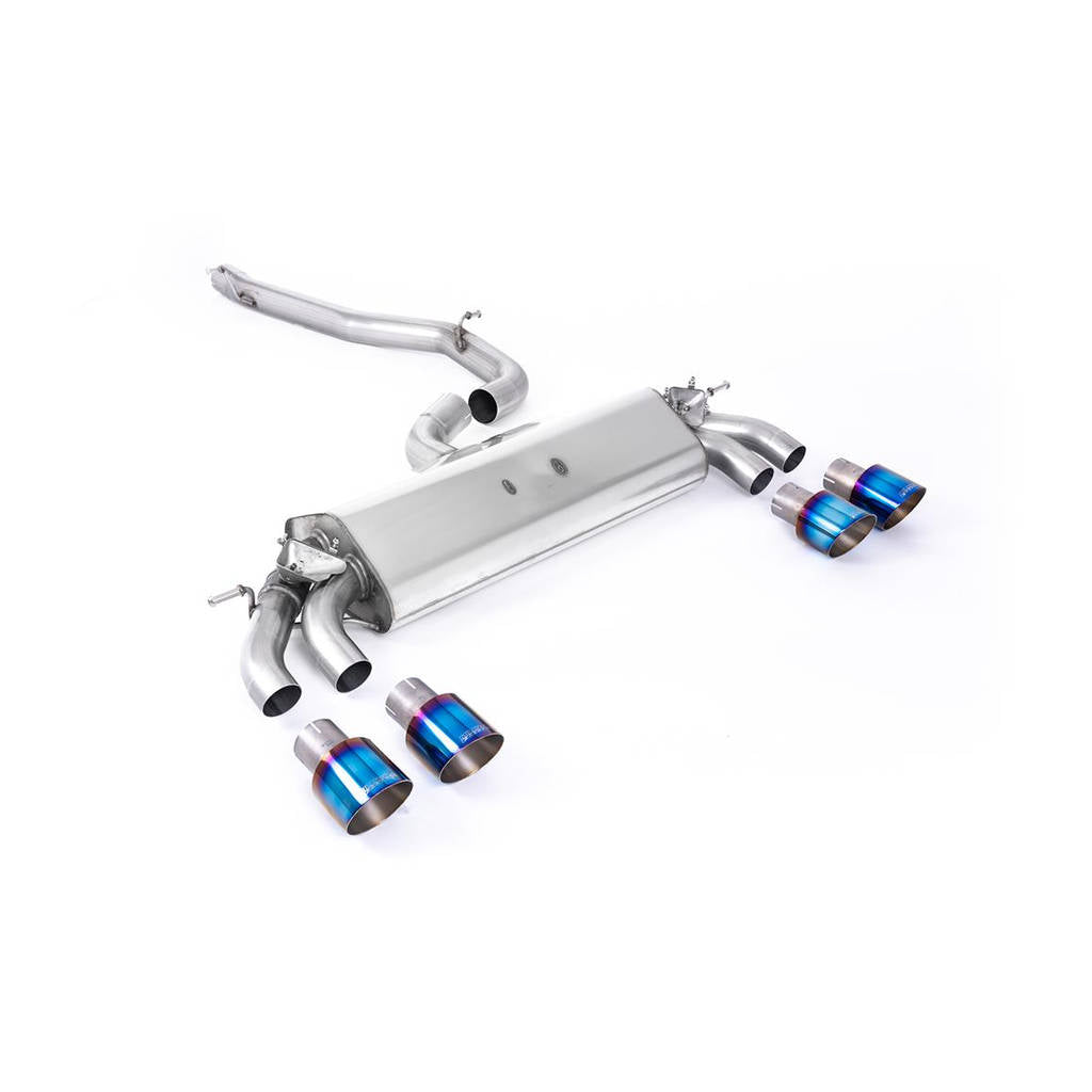 MILLTEK SSXAU772 Кат-бек Quad 100mm GT100 AUDI S3 2.0 TFSI quattro 3-Door 8V. 2 Photo-0 
