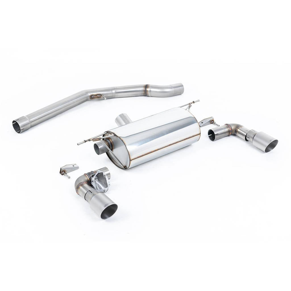 MILLTEK SSXBM1108 кат-бек Twin 90mm GT90 BMW 1 Series M140i 3 & 5 Door Photo-0 